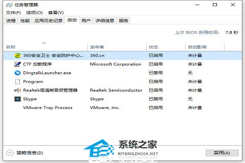 win10开机启动项设置方法