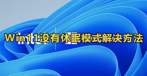 Win11没有休眠模式解决方法