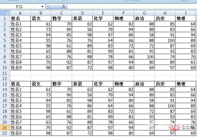 实用Excel技巧分享：几种不同情况的数据对比