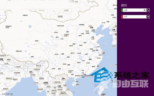 Win8使用内置地图应用查看路线教程